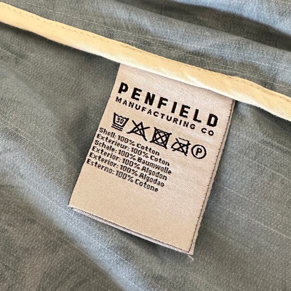 PENFIELD |  Palm Print Mountain Jacket Blue Barn Coat, Gorpcore- Women's Size S - Picture 7 of 7